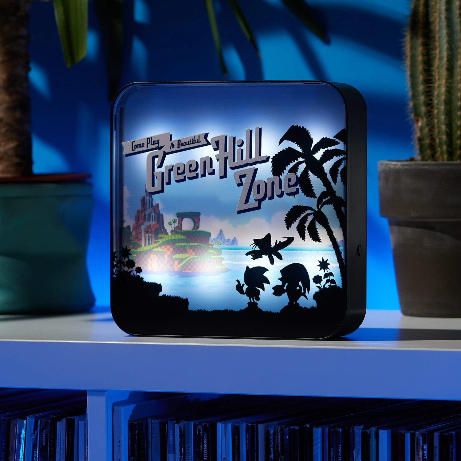 Sega Sonic The Hedgehog ‘Green Hill Zone’ Acrylic Desk Lamp / Wall Light 2 Sega Sonic The Hedgehog ‘Green Hill Zone’ Acrylic Desk Lamp / Wall Light - Image 2