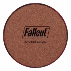Fallout Set Of Four Metal Drinks Coasters -JustGeek Online Shop B FLT96 Back Trans