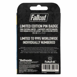 Fallout Limited Edition Charisma Boy Pin Badge 7 Fallout Limited Edition Charisma Boy Pin Badge -JustGeek Online Shop B FLT97 Box Back Trans