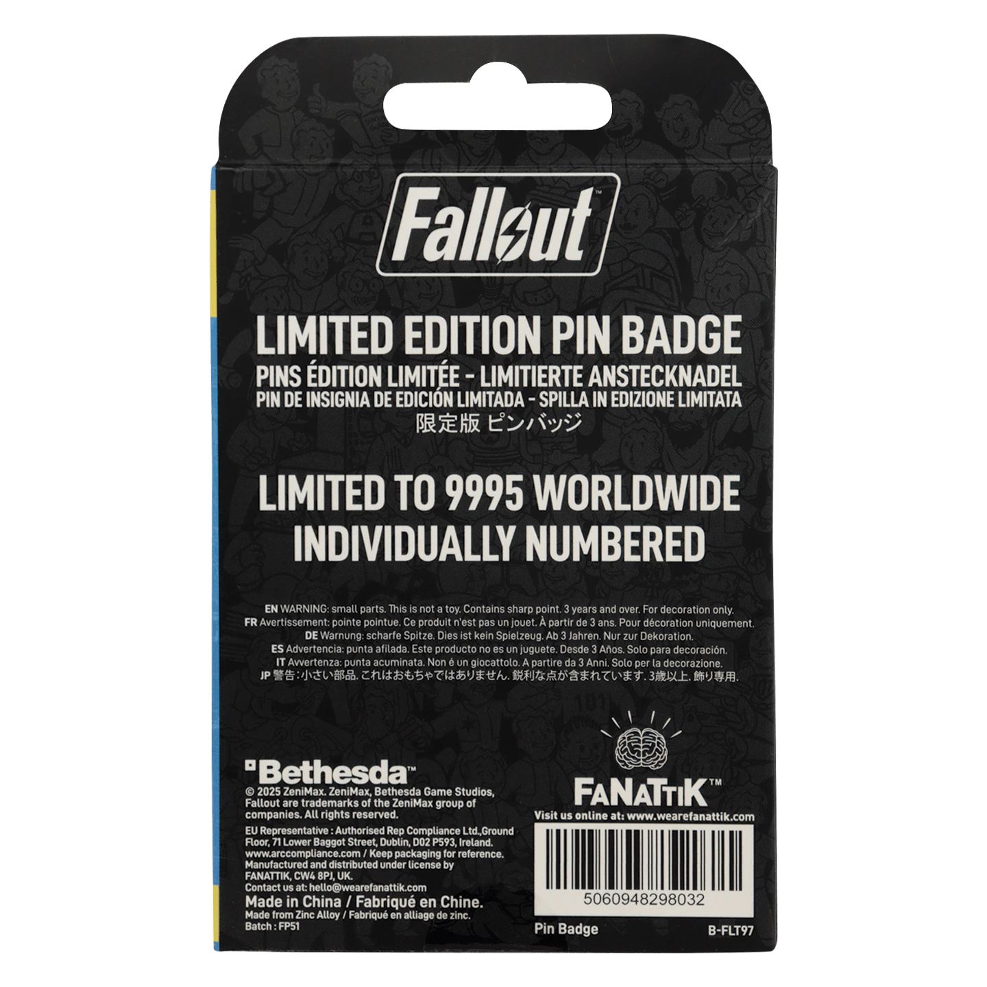 Fallout Limited Edition Charisma Boy Pin Badge 4 Fallout Limited Edition Charisma Boy Pin Badge - Image 4