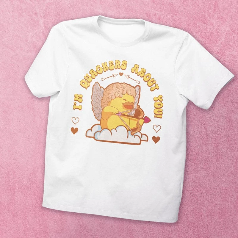 Cupid 'I'm Quackers About You' TUBBZ T-Shirt 1 Cupid 'I'm Quackers About You' TUBBZ T-Shirt