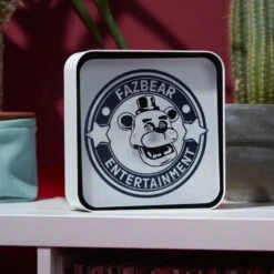 Five Nights At Freddy's: Fazbear Acrylic Desk Lamp / Wall Light 9 Five Nights At Freddy's: Fazbear Acrylic Desk Lamp / Wall Light -JustGeek Online Shop Fazbear FNAF AcrylicLamp PL 1