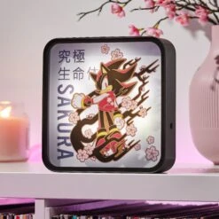 Sega Sonic The Hedgehog ‘Sakura - Shadow The Hedgehog’ Acrylic Desk Lamp / Wall Light 8 Sega Sonic The Hedgehog ‘Sakura - Shadow The Hedgehog’ Acrylic Desk Lamp / Wall Light -JustGeek Online Shop Shadow Sakura Lamp LS HiRes 4