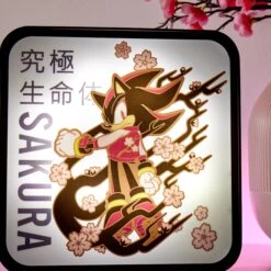 Sega Sonic The Hedgehog ‘Sakura - Shadow The Hedgehog’ Acrylic Desk Lamp / Wall Light 9 Sega Sonic The Hedgehog ‘Sakura - Shadow The Hedgehog’ Acrylic Desk Lamp / Wall Light -JustGeek Online Shop Shadow Sakura Lamp LS HiRes 5