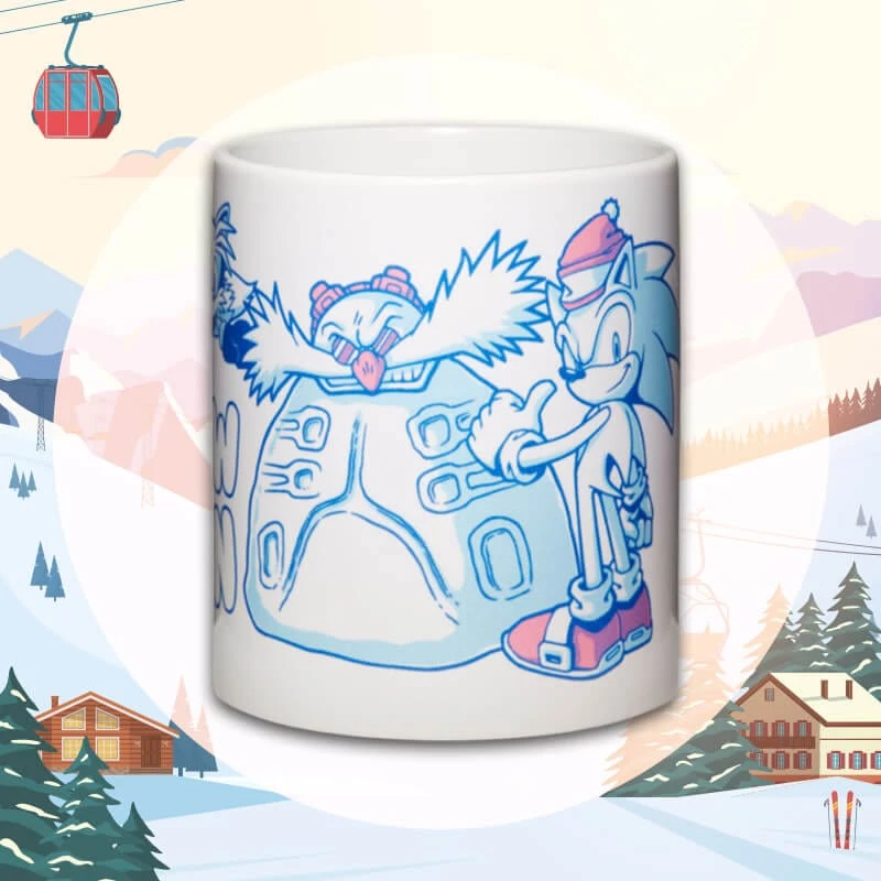 Sonic The Hedgehog Snow Fun Mug 2 Sonic The Hedgehog Snow Fun Mug - Image 2