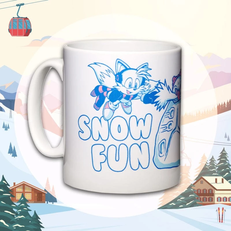Sonic The Hedgehog Snow Fun Mug 1 Sonic The Hedgehog Snow Fun Mug