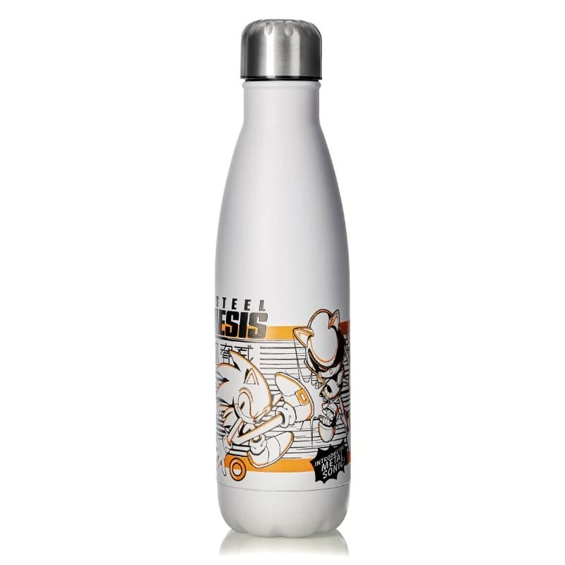 Sonic The Hedgehog Shonen White Bowling Pin Style Water Bottle 3 Sonic The Hedgehog Shonen White Bowling Pin Style Water Bottle - Image 3