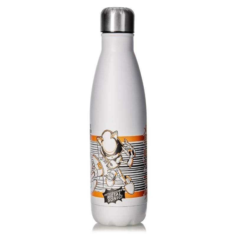 Sonic The Hedgehog Shonen White Bowling Pin Style Water Bottle 4 Sonic The Hedgehog Shonen White Bowling Pin Style Water Bottle - Image 4