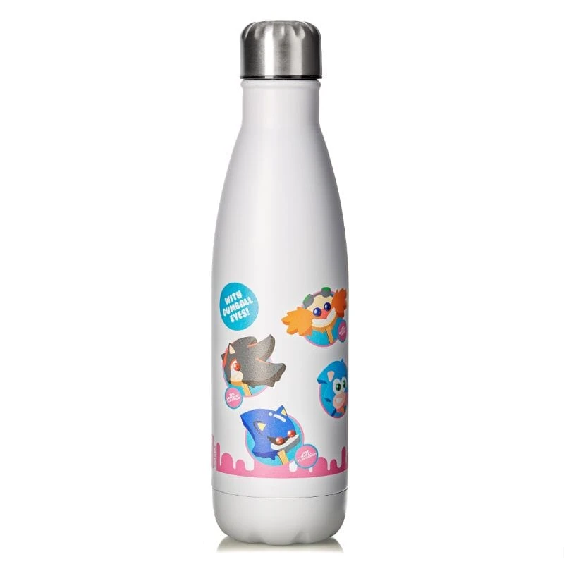 Sonic The Hedgehog Ice Cream Menu Bowling Pin Style Water Bottle 1 Sonic The Hedgehog Ice Cream Menu Bowling Pin Style Water Bottle