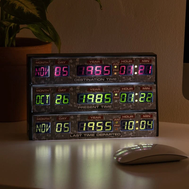 Back To The Future 3D Desk Lamp / Wall Light 2 Back To The Future 3D Desk Lamp / Wall Light - Image 2