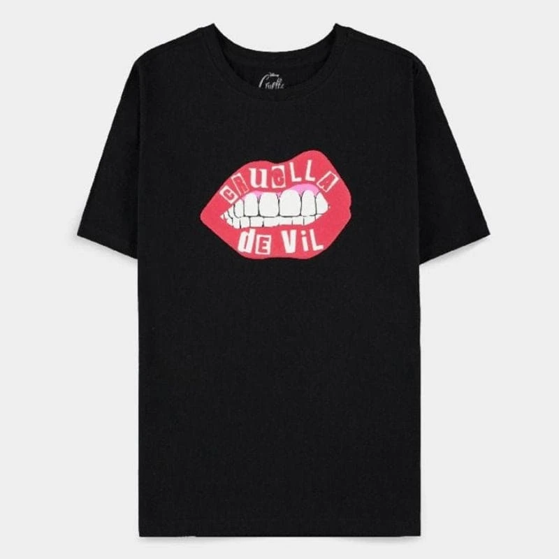 Disney Cruella Lips Women's T-Shirts 1 Disney Cruella Lips Women's T-Shirts