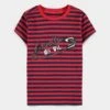 Disney Cruella Striped Kids Short Sleeved T-Shirts