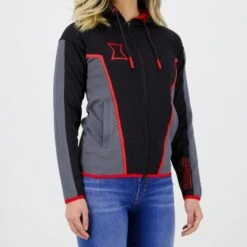 Marvel Black Widow Technical Women's Hoodies -JustGeek Online Shop dif mar bw th3