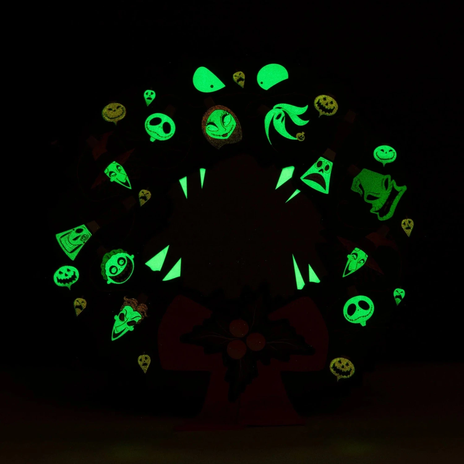 Loungefly Disney Nightmare Before Christmas Figural Wreath Crossbody Bag 2 Loungefly Disney Nightmare Before Christmas Figural Wreath Crossbody Bag - Image 2