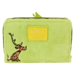 Loungefly Dr Seuss Plush Grinch Glow Cosplay Zip Around Wallet -JustGeek Online Shop loungefly x dr seuss plush grinch glow cosplay zip around wallet 528960