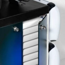 PLAYSTATION PS5 Inspired Blue And White Gaming Locker -JustGeek Online Shop ps5 gaming locker 2000x2000 7