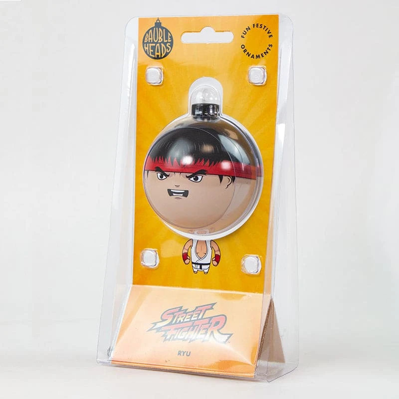 Bauble Heads Street Fighter ‘Ryu’ Christmas Decoration / Ornament 4 Bauble Heads Street Fighter ‘Ryu’ Christmas Decoration / Ornament - Image 4