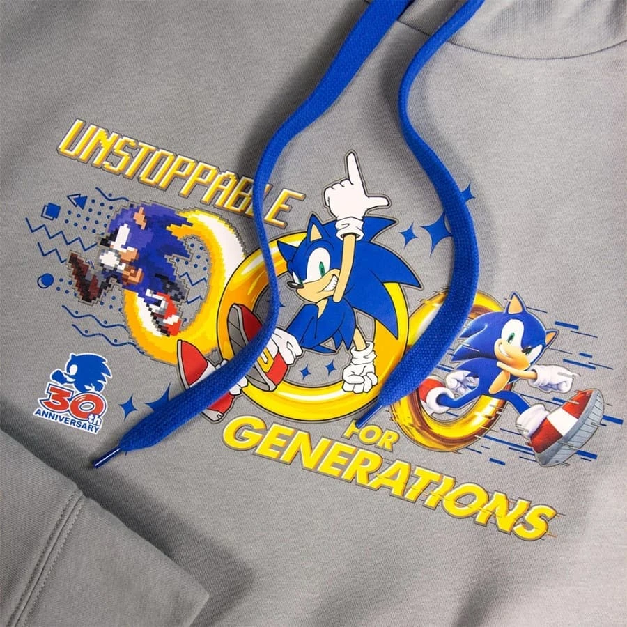 Sonic The Hedgehog 30th Anniversary Hoodies (Unisex) 2 Sonic The Hedgehog 30th Anniversary Hoodies (Unisex) - Image 2