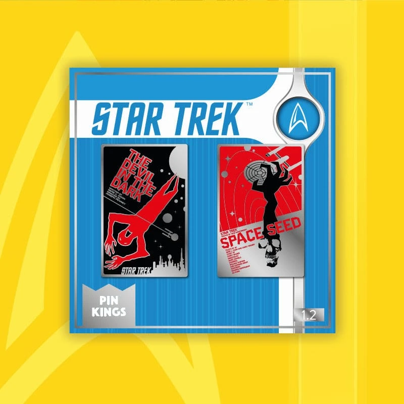Pin Kings Star Trek Enamel Pin Badge Set 1.2 – The Devil In The Dark & Space Seed 1 Pin Kings Star Trek Enamel Pin Badge Set 1.2 – The Devil In The Dark & Space Seed