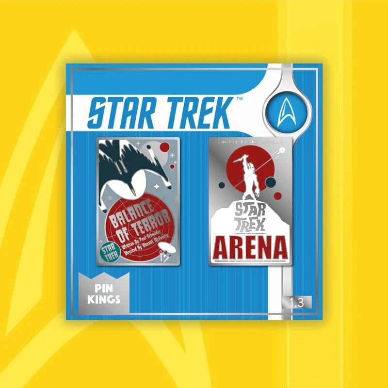 Pin Kings Star Trek Enamel Pin Badge Set 1.3 – Balance Of Terror & Arena 1 Pin Kings Star Trek Enamel Pin Badge Set 1.3 – Balance Of Terror & Arena