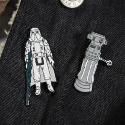 Pin Kings Star Wars Enamel Pin Badge Set 1.12 – FX-7 And Imperial Stormtrooper (Hoth Battle Gear) -JustGeek Online Shop sw kenner pin kings 1.12 5