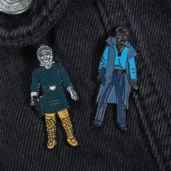Pin Kings Star Wars Enamel Pin Badge Set 1.15 – Han Solo (Hoth Outfit) And Lando Calrissian -JustGeek Online Shop sw kenner pin kings 1.15 5