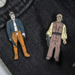Pin Kings Star Wars Enamel Pin Badge Set 1.18 – Han Solo (Bespin Outfit) And Lobot -JustGeek Online Shop sw kenner pin kings 1.18 5