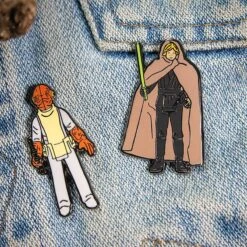 Pin Kings Star Wars Enamel Pin Badge Set 1.26 – Admiral Ackbar And Luke Skywalker (Jedi Knight Outfit) 10 Pin Kings Star Wars Enamel Pin Badge Set 1.26 – Admiral Ackbar And Luke Skywalker (Jedi Knight Outfit) -JustGeek Online Shop sw kenner pin kings 1.26 5