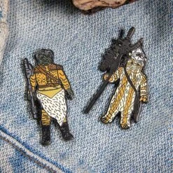 Pin Kings Star Wars Enamel Pin Badge Set 1.29 – Logray (Ewok Medicine Man) And Klaatu -JustGeek Online Shop sw kenner pin kings 1.29 5