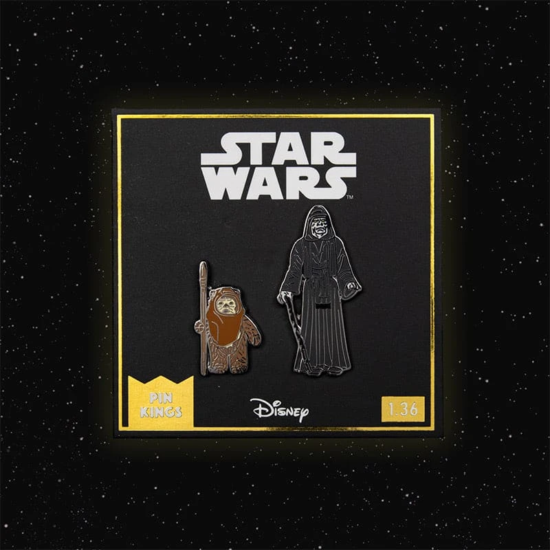 Pin Kings Star Wars Enamel Pin Badge Set 1.36 – Wicket W. Warrick And The Emperor 1 Pin Kings Star Wars Enamel Pin Badge Set 1.36 – Wicket W. Warrick And The Emperor