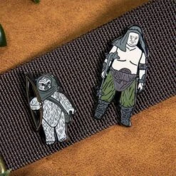Pin Kings Star Wars Enamel Pin Badge Set 1.40 – Rancor Keeper And Lumat -JustGeek Online Shop sw kenner pin kings 1.40 5