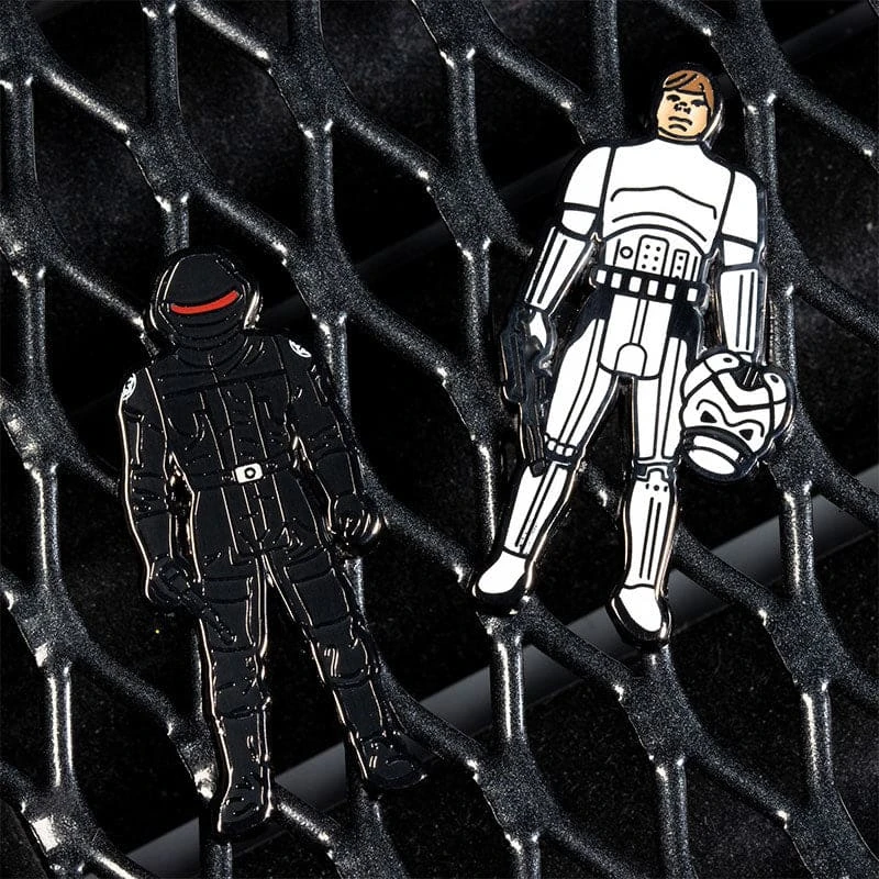 Pin Kings Star Wars Enamel Pin Badge Set 1.44 – Imperial Gunner And Luke Skywalker (Imperial Stormtrooper Outfit) 2 Pin Kings Star Wars Enamel Pin Badge Set 1.44 – Imperial Gunner And Luke Skywalker (Imperial Stormtrooper Outfit) - Image 2