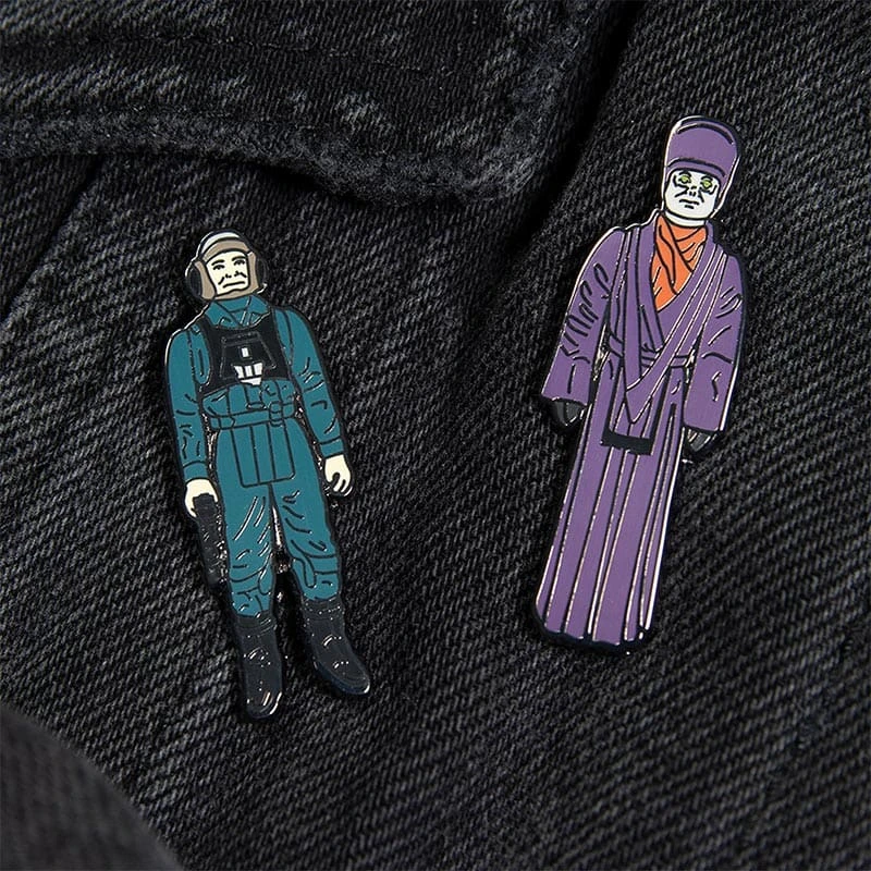 Pin Kings Star Wars Enamel Pin Badge Set 1.48 – A-Wing Pilot And Imperial Dignitary 5 Pin Kings Star Wars Enamel Pin Badge Set 1.48 – A-Wing Pilot And Imperial Dignitary - Image 5