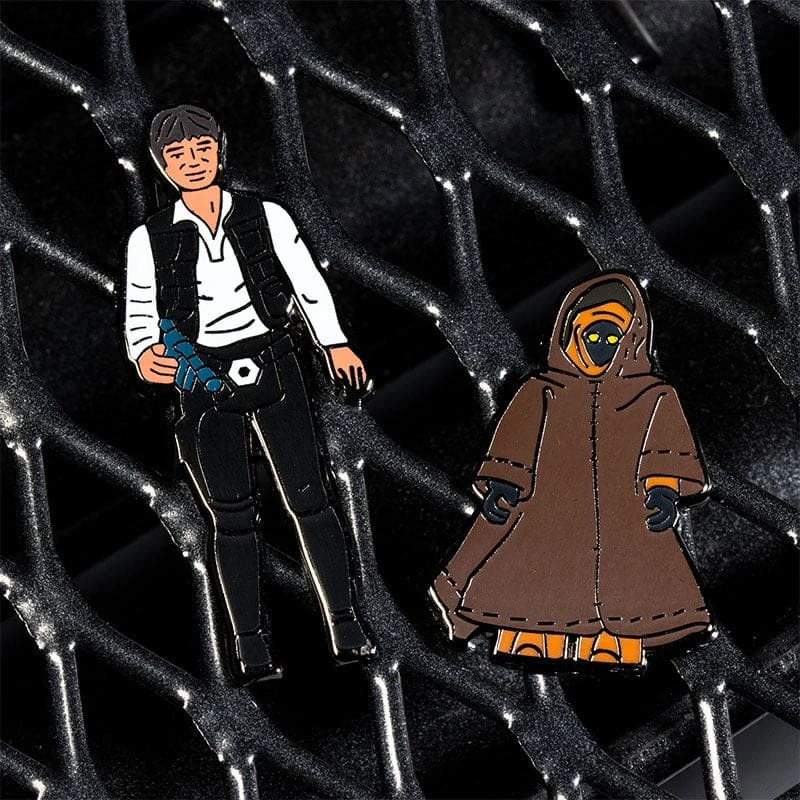 Pin Kings Star Wars Enamel Pin Badge Set 1.5 - Han Solo And Jawa 2 Pin Kings Star Wars Enamel Pin Badge Set 1.5 - Han Solo And Jawa - Image 2