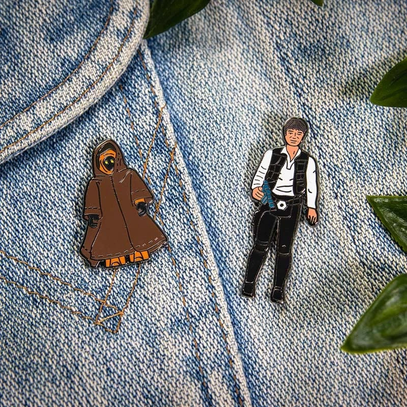 Pin Kings Star Wars Enamel Pin Badge Set 1.5 - Han Solo And Jawa 5 Pin Kings Star Wars Enamel Pin Badge Set 1.5 - Han Solo And Jawa - Image 5