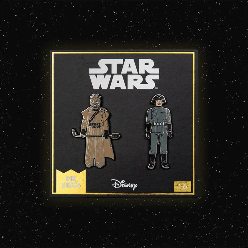 Pin Kings Star Wars Enamel Pin Badge Set 1.6 - Tusken Raider And Imperial Death Star Technician 1 Pin Kings Star Wars Enamel Pin Badge Set 1.6 - Tusken Raider And Imperial Death Star Technician
